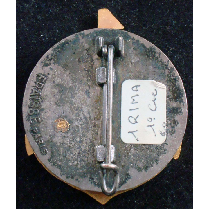 Insigne de la 1° Cie du 1° Régiment d'Infanterie de Marine Fraisse