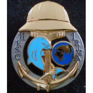 Insigne du 11° Escadron du 1° Régiment d'Infanterie de Marine Balme