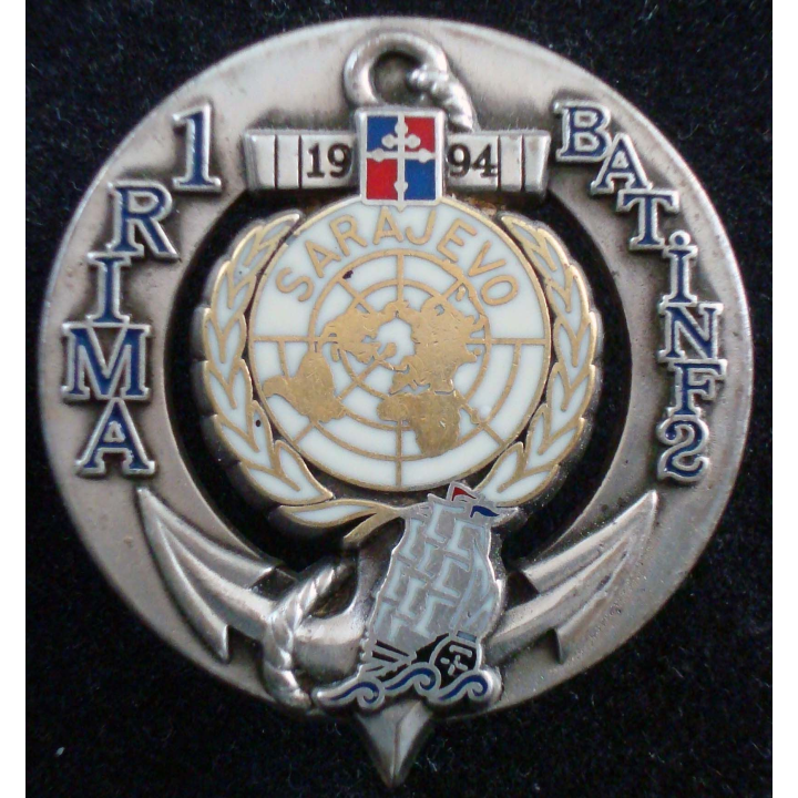 BAT INF 2 du 1° Régiment d'Infanterie de Marine FORPRONU 1994 Balme