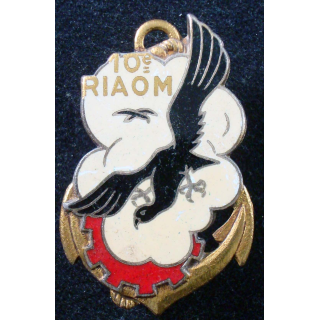 Insigne du 10° Régiment Inter Armes d’Outre Mer Drago G. 1643 émail