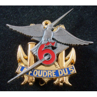 Insigne 6° Batterie du 5° Régiment Inter Armes d’ Outre Mer Balme