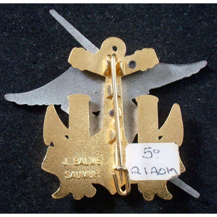 Insigne 6° Batterie du 5° Régiment Inter Armes d’ Outre Mer Balme