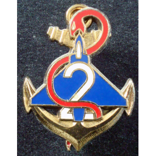 Insigne de la 2° Bie Sol-Air du 5° Régiment Inter Armes d’ Outre Mer