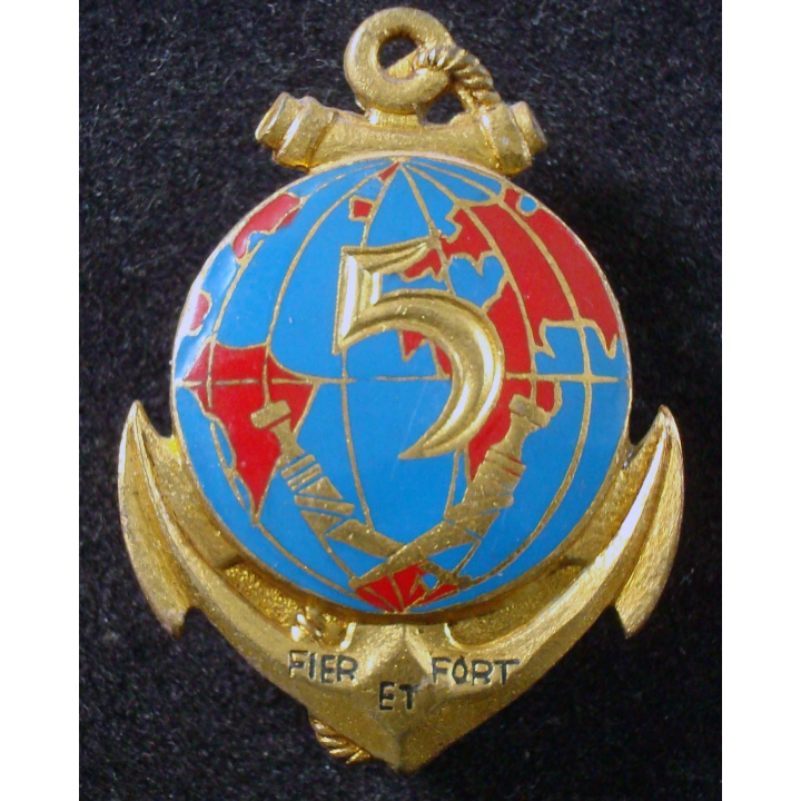 insigne du 5° Régiment Inter Armes d’Outre Mer Drago Paris G. 2249