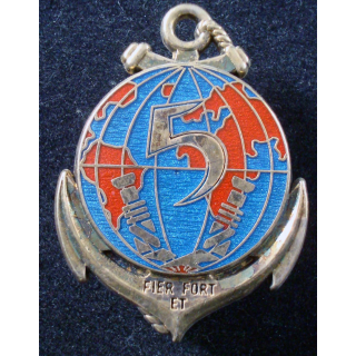 insigne du 5° Régiment Inter Armes d’Outre Mer Boussemart translucide