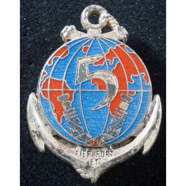 insigne du 5° Régiment Inter Armes d’Outre Mer Boussemart translucide