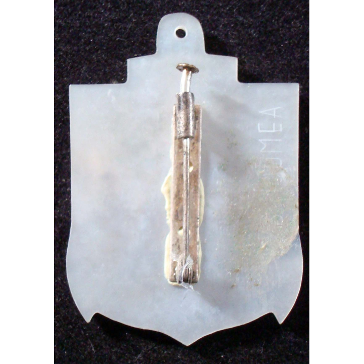 insigne du Régiment d’Infanterie de Marine du PACIFIQUE, en nacre