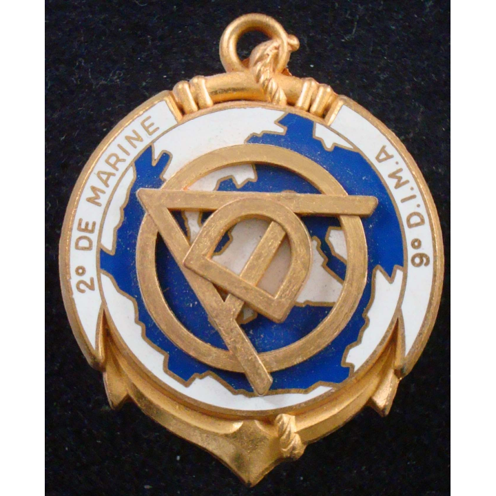 Insigne du DAO du 2° Régiment d'Infanterie de Marine Type 2 Fraisse