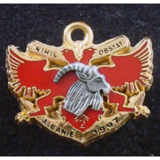 Insigne de la 2° Cie du 2° Régiment d'Infanterie de Marine Albanie 97