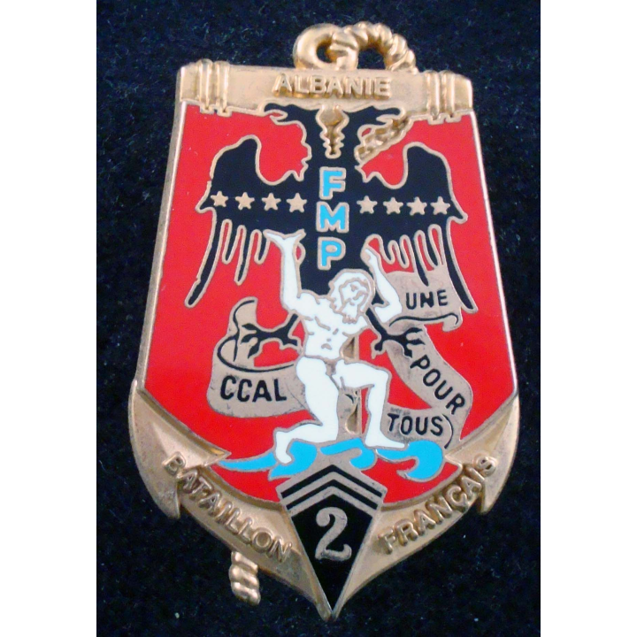 CCAL du 2° Régiment d'Infanterie de Marine Albanie 97 Arthus Bertrand