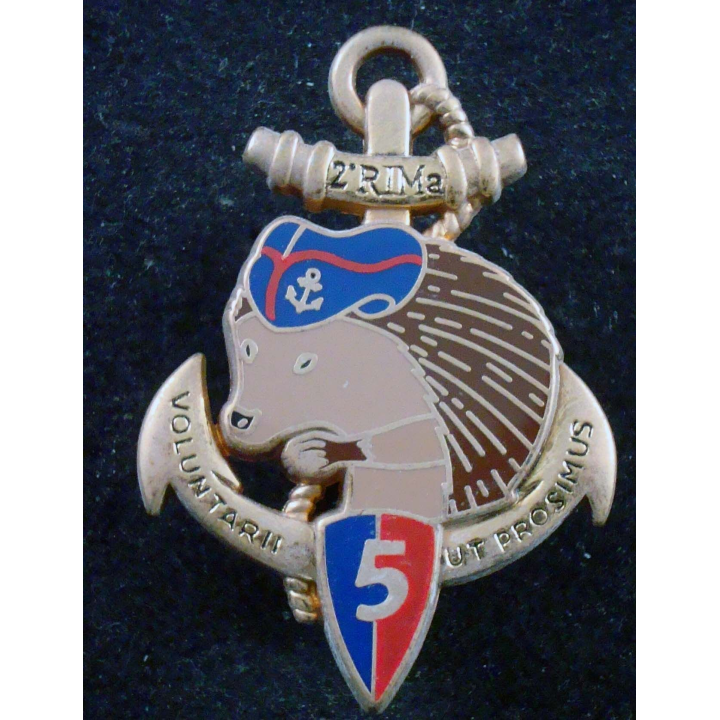 Insigne 5° Cie du 2° Régiment d'Infanterie de Marine Arthus Bertrand
