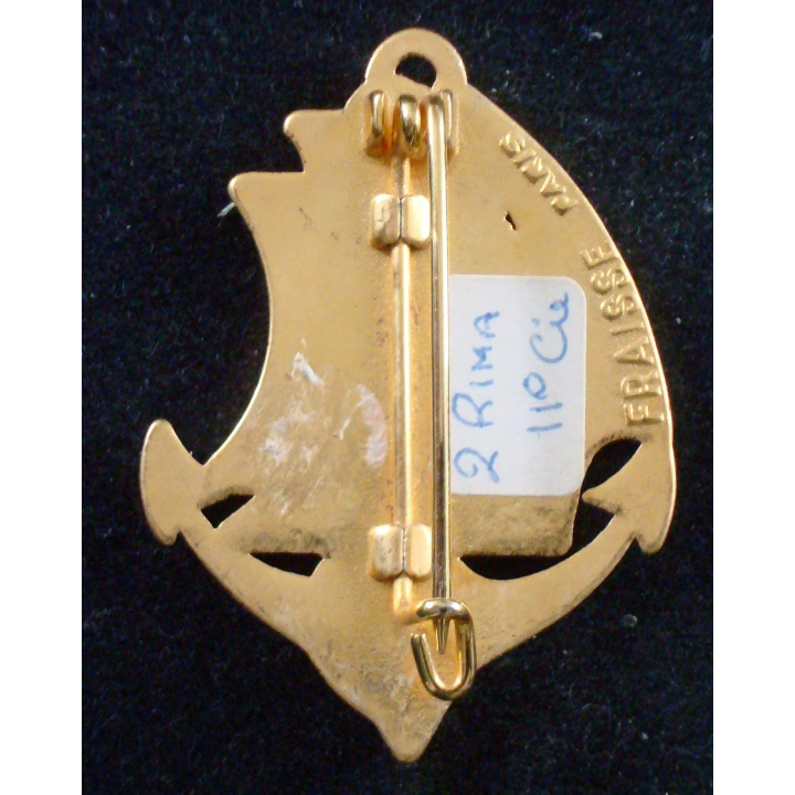 Insigne 11° Cie du 2° Régiment d'Infanterie de Marine type 1 Fraisse