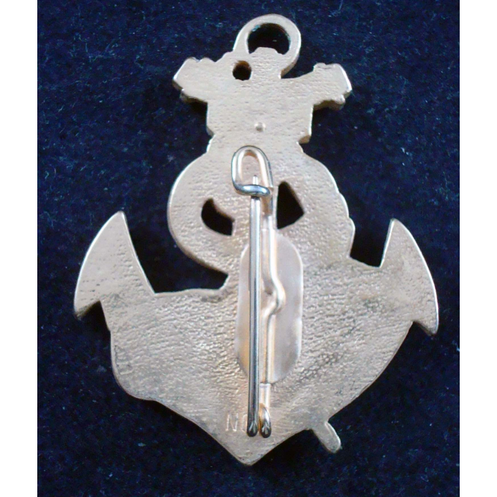 Insigne 3° Cie du 2° Régiment d'Infanterie de Marine doré