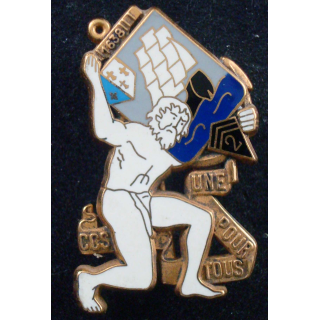 Insigne CCS du 2° Régiment d'Infanterie de Marine Fraisse