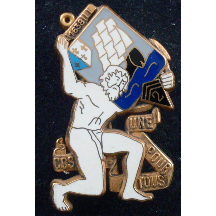 Insigne CCS du 2° Régiment d'Infanterie de Marine Fraisse
