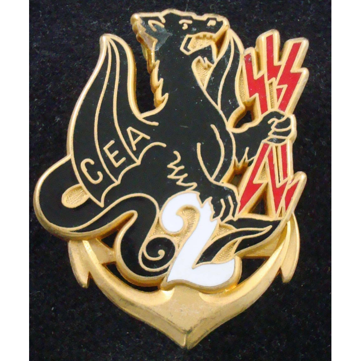 Insigne CEA du 2° Régiment d'Infanterie de Marine type 2 Fraisse
