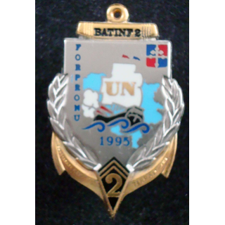 BAT INF N° 2 FORPRONU 95 du 2° Régiment d'Infanterie de Marine Balme