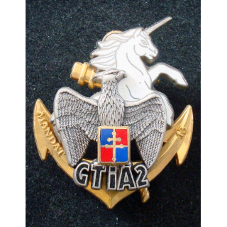 Insigne du GTIA 2 du 3° Régiment d'Infanterie de Marine Boussemart
