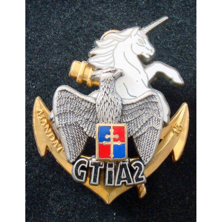 Insigne du GTIA 2 du 3° Régiment d'Infanterie de Marine Boussemart