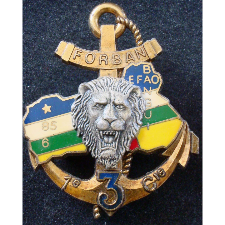 1° Cie du 3° Régiment d'Infanterie de Marine EFAO BANGUI FORBAN