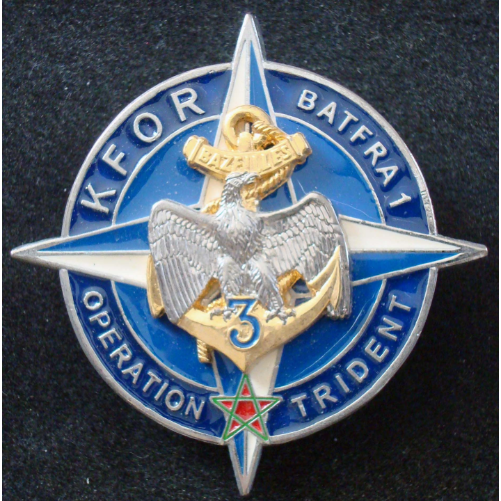 3° Régiment infanterie Marine BATFRA N°1 Trident KFOR Sheli 3° RIMA