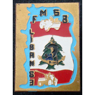3° Escadron 21° régiment d'infanterie de marine Beyrouth 1983 peint