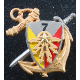21° Régiment d'Infanterie de Marine 7° Compagnie BOUSSEMART doré