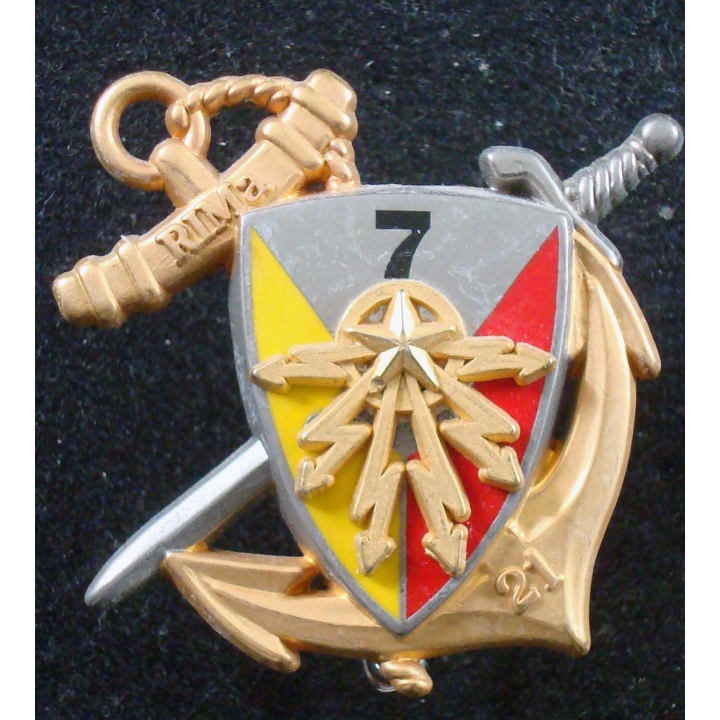 21° Régiment d'Infanterie de Marine 7° Compagnie BOUSSEMART doré