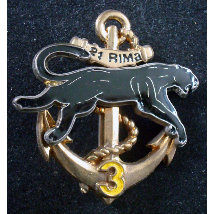 21° Régiment d'Infanterie de Marine 3° Compagnie ancre dorée
