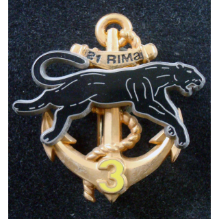 21° Régiment d'Infanterie de Marine 3° Compagnie BOUSSEMART doré