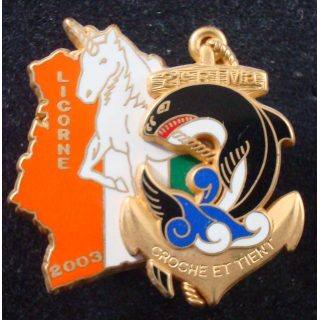 21° Régiment d'Infanterie de Marine LICORNE 4 en 2003 Boussemart