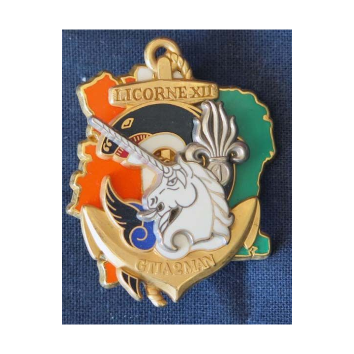 21° Régiment d'Infanterie de Marine LICORNE 2006 fabrication Boussemart