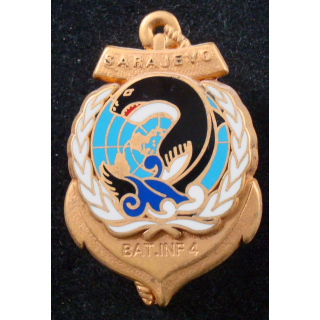 BAT INF 4 21° Régiment d'Infanterie de Marine FORPRONU Sarajevo 1995