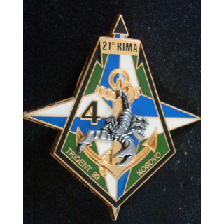 21° Régiment d'Infanterie de Marine 4° Compagnie Kosovo 1999 Delsart