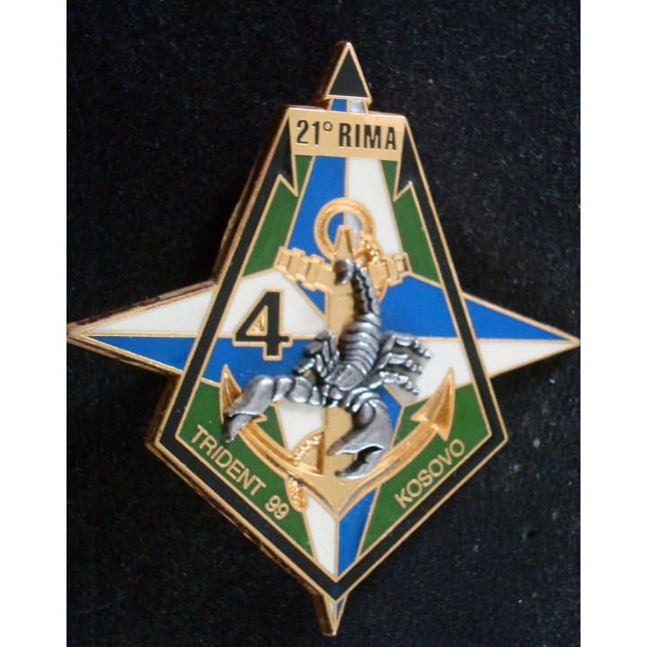 21° Régiment d'Infanterie de Marine 4° Compagnie Kosovo 1999 Delsart