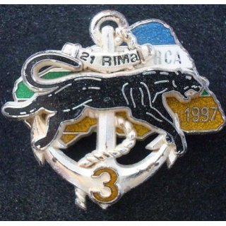 21° Régiment d'Infanterie Marine 3° Compagnie RCA Boussemart argenté