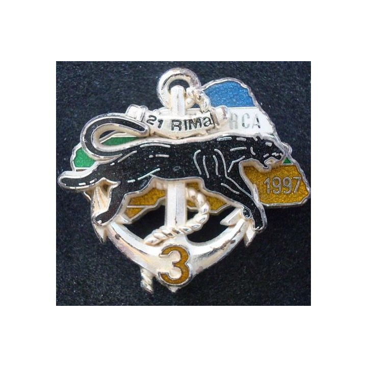 21° Régiment d'Infanterie Marine 3° Compagnie RCA Boussemart argenté