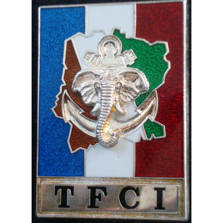 Troupes Françaises en Côte d’Ivoire Boussemart translucide argenté