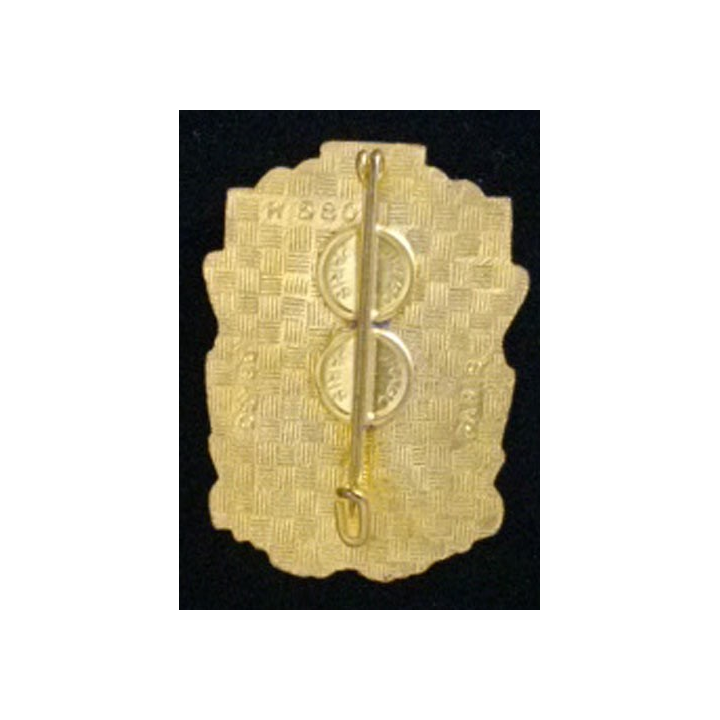 1° COMA : insigne de la 1° section des commis ouvriers militaires d'administration de fabrication Drago H. 580 en émail