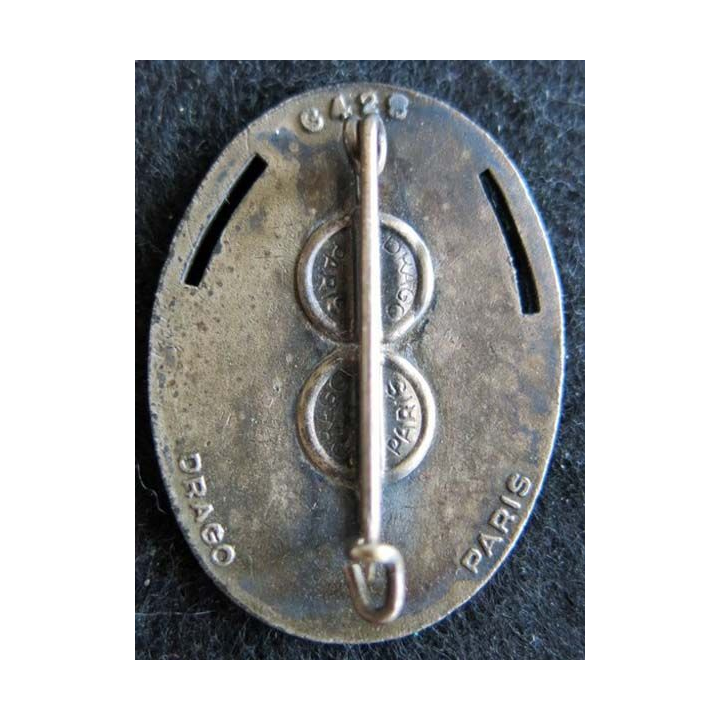 117° RI : insigne métallique du 117° régiment d''infanterie de fabrication Drago Paris G. 428