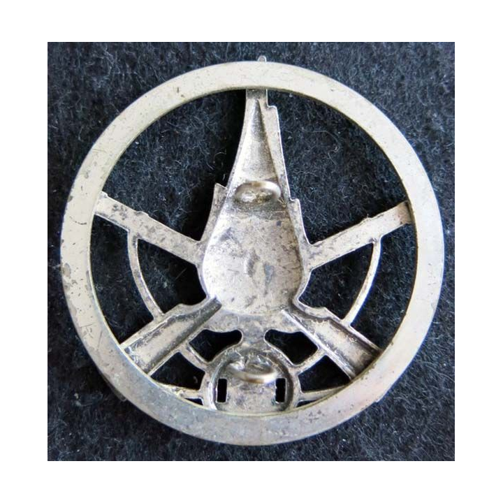 INFANTERIE : Insigne béret régiment d'infanterie 5,6 cm argenté