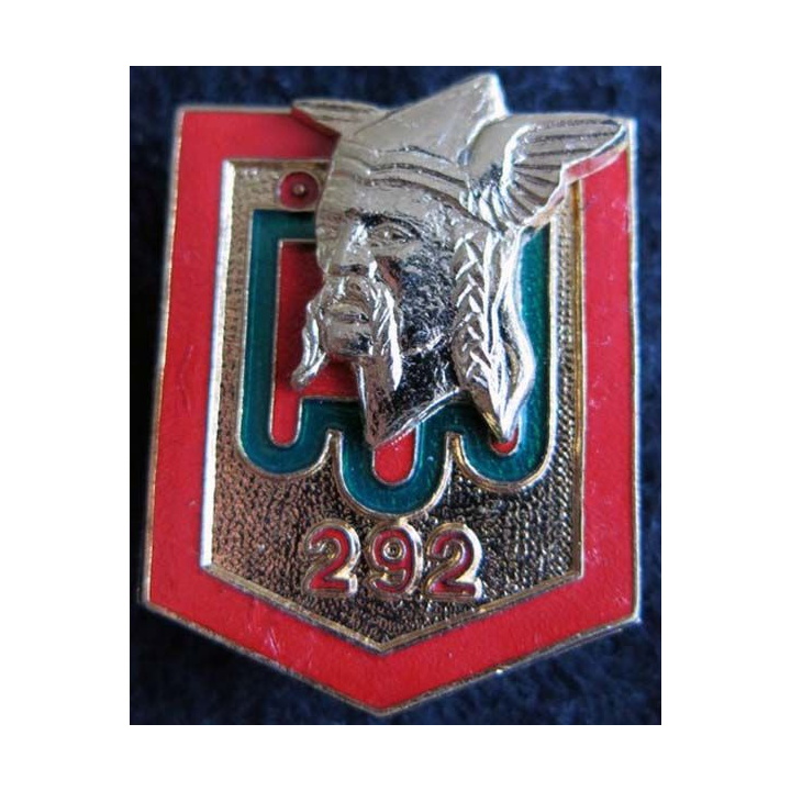 292° RID: insigne métallique du 292° régiment d''infanterie divisionnaire de fabrication Drago Paris