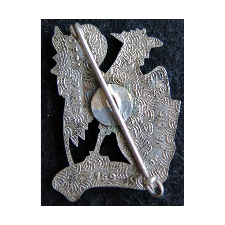 67° BIP : insigne métallique du 67° bataillon d’infanterie portée de fabrication OFSI Paris émail