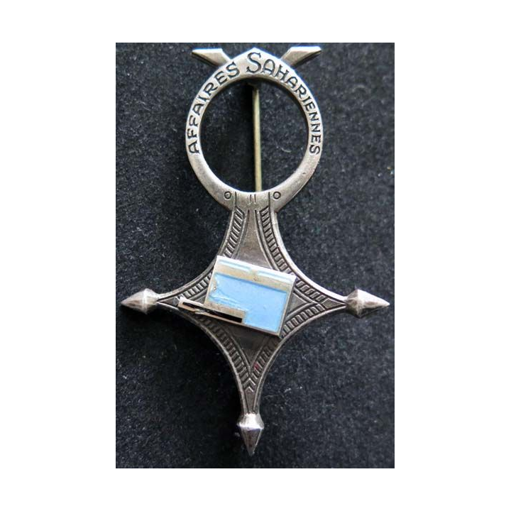 Insigne en ARGENT des affaires sahariennes Drago G. 1788 SAHARA