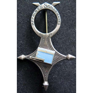 Insigne en ARGENT des affaires sahariennes Drago G. 1788 SAHARA