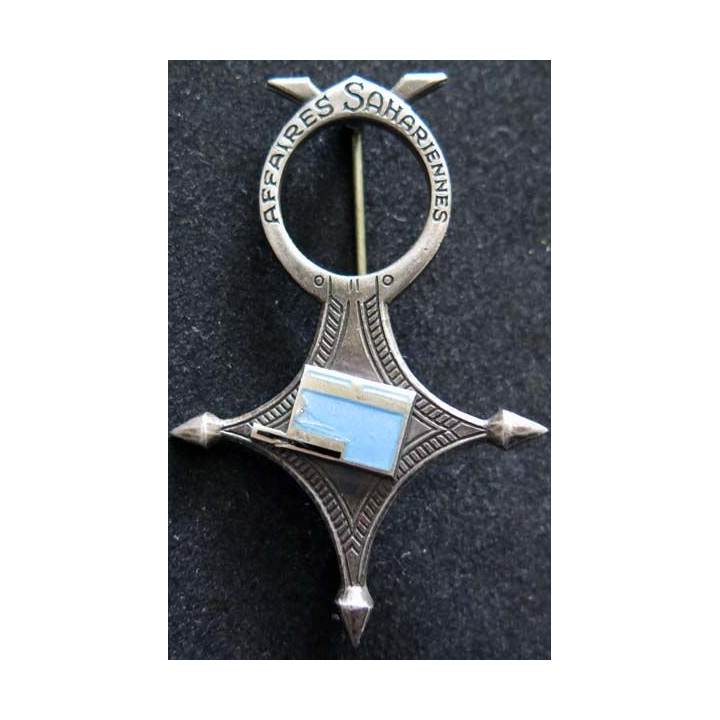 Insigne en ARGENT des affaires sahariennes Drago G. 1788 SAHARA