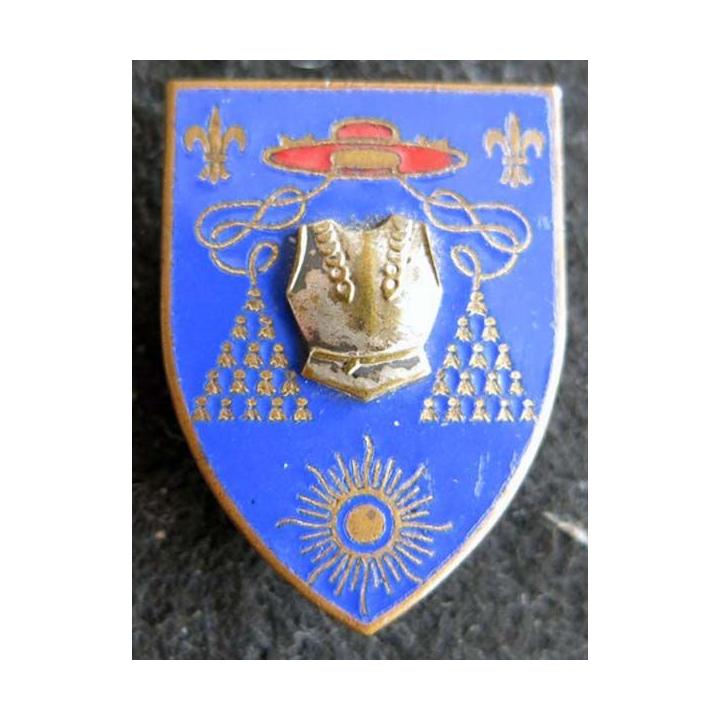 6° RC : insigne métallique du 6° régiment de cuirassiers de fabrication OFSI Paris G. 829