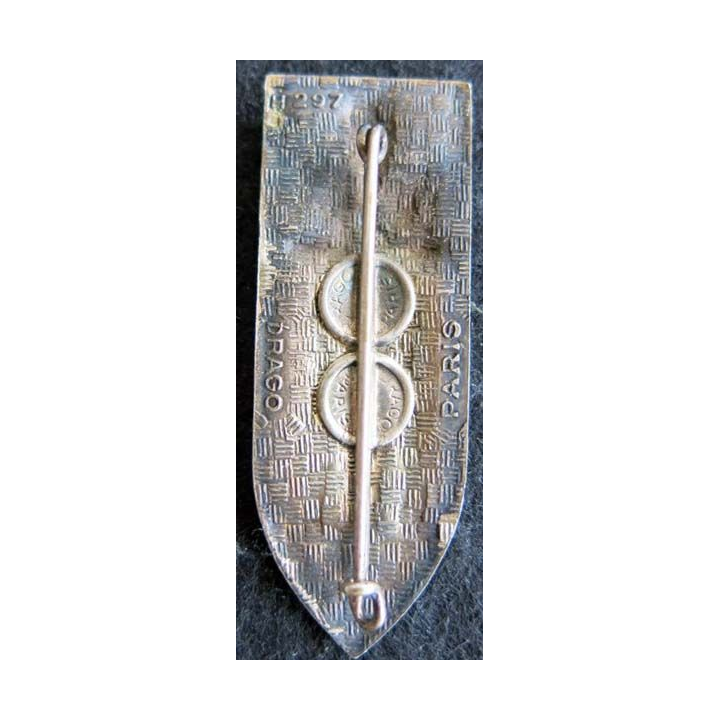 501° RCC : insigne métallique du 501° régiment de chars de combat de fabrication Drago Paris H. 297