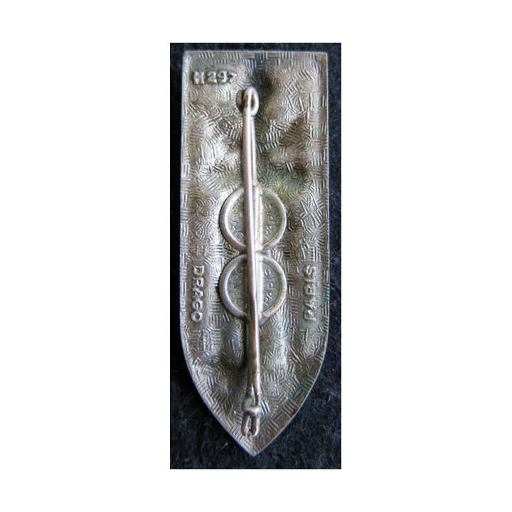 501° RCC : insigne métallique du 501° régiment de chars de combat de fabrication Drago Paris H. 297