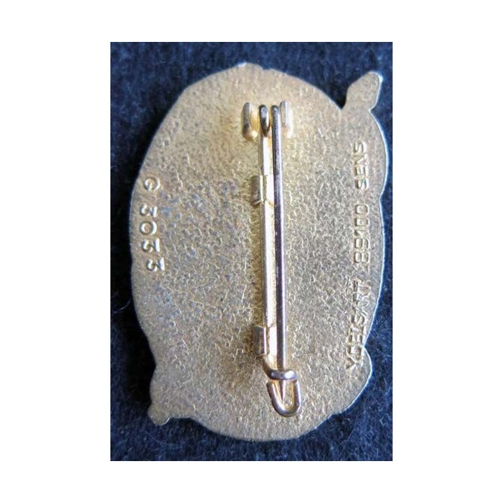 3° RD : insigne métallique du 3° régiment de dragons de fabrication Delsart G. 3033